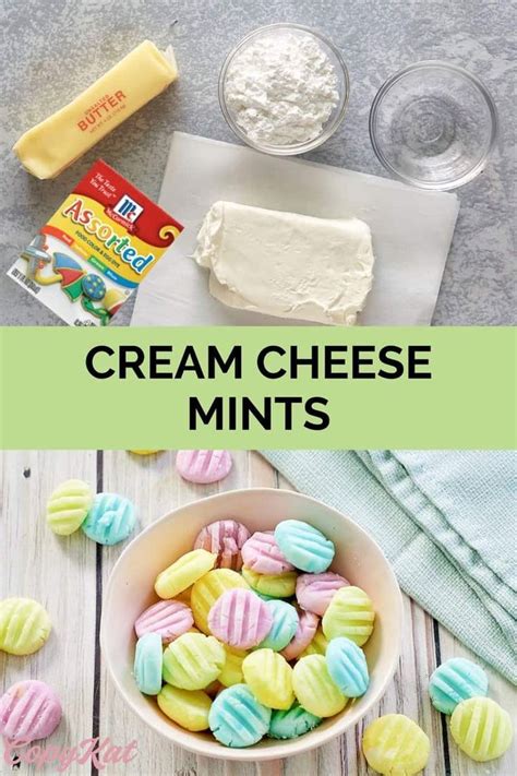 Easy Cream Cheese Mints Copykat Recipes Recipe Cream Cheese Mints