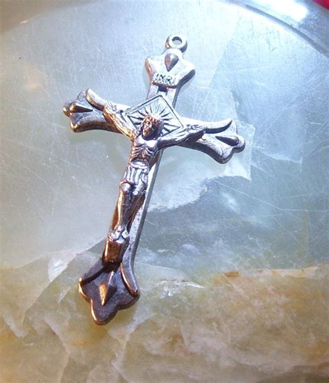 Druid Magick Sterling Silver Crucifix Holy Guardian Angel Invocation