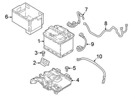 2022 Hyundai Santa Fe Battery Hold Down 371601w000 Jim Ellis