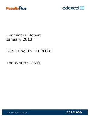 Fillable Online Gcse English Eh H Fax Email Print Pdffiller