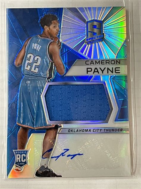 Panini Spectra Rookie Jerseys Autograph Prizms Cameron