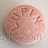 ROUND PINK Lupin 20 - lisinopril tablet Pill Images