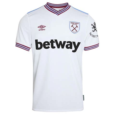 Umbro Official Mens West Ham United Fc Away Football Shirt Jersey Top