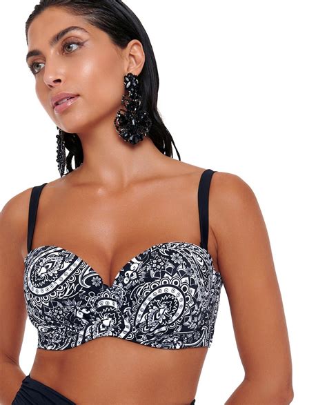 Bluepoint Bikini Σουτιέν Floral Μαύρο 24066010D 02 Skroutz gr