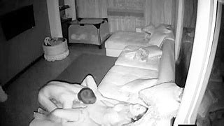 A Hidden Spy Ipcam Catches Hot Mature Parents Fucking In The Dark Femefun