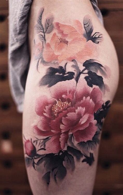 50 Peony Tattoo Designs - nenuno creative