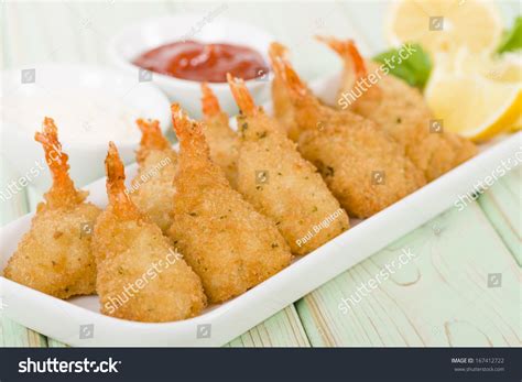 Breaded Butterfly Prawns Deep Fried Battered Prawns Filled With