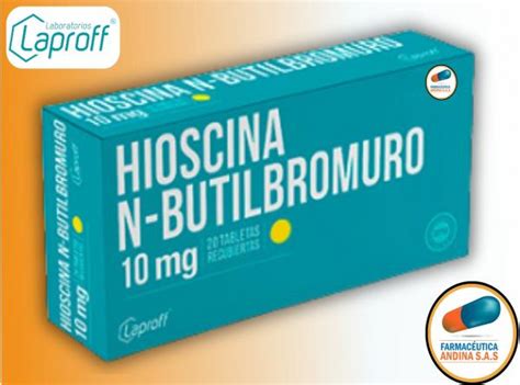 Hioscina Butil Mg Caja X Tabletas Laproff