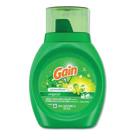 Gain 25 Oz Original Fresh Scent Bottle Liquid Laundry Detergent 6