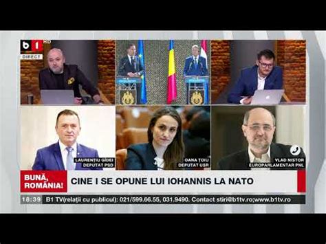 Ce șanse are Iohannis să preia șefia NATO B1TV 4 aprilie 2024 YouTube