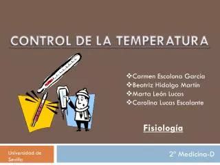 Ppt Alteraciones De La Temperatura Corporal Powerpoint Presentation