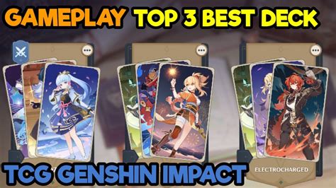 Top Deck Terkuat Tcg Genshin Impact Youtube