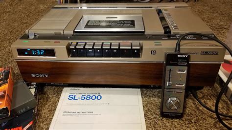 Sony Sl Betamax Vcr From Youtube