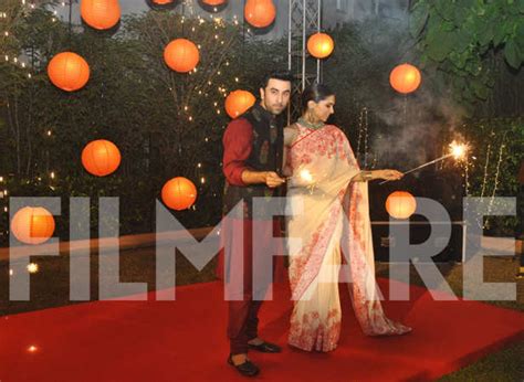 Ranbir Kapoor And Deepika Padukones Delhi Diwali