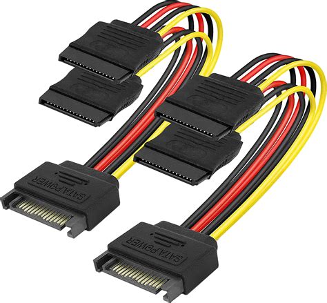 SATA III (SATA 3) Cable 1.5GB/s, 3GB/s, 6GB/s for Hard Drive, SSD (Pack ...