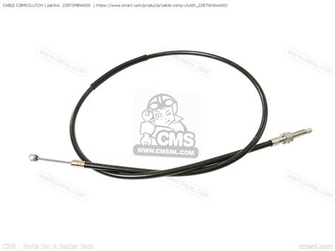 22870MBW000: Cable Comp,clutch Honda - buy the 22870-MBW-000 at CMSNL