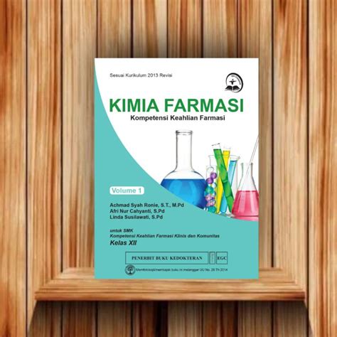 Jual EGC BUKU SMK KESEHATAN Kimia Farmasi Kompetensi Keahlian Farmasi