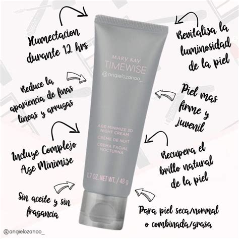 On Instagram Crema Facial Nocturna TimeWise 3D 2 Paso De La