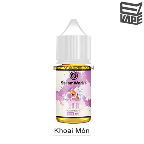 Steamworks Taro Ice Salt Nic 30ml Pink Vape Đơn vị cung cấp Vape Số