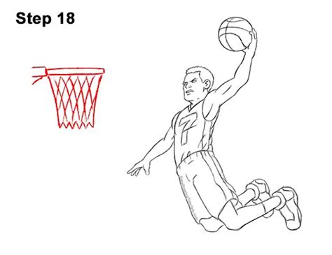 How To Draw A Basketball Player Video Step By Step Pictures