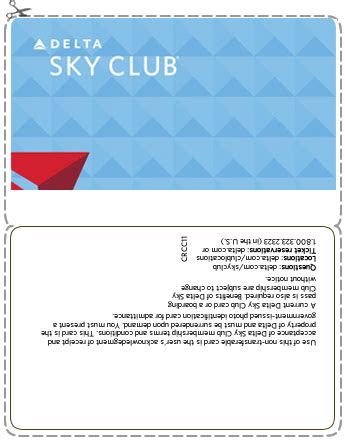 Replacement Card Confirmation : Delta Sky Club : Delta Air Lines