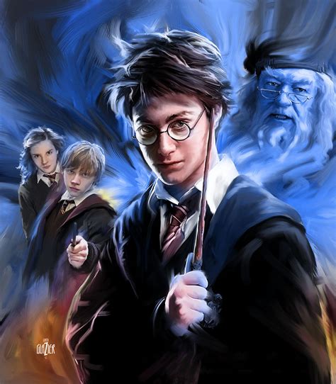 Harry Potter Portraits And Paintings Behance