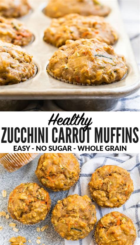 Zucchini Carrot Muffins Artofit