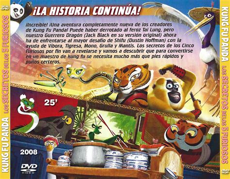 Caratulas de películas DVD para cajas CD Kung Fu Panda Los secretos