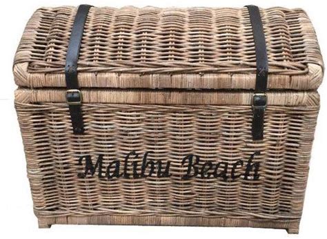 Rieten Mand Opbergmand Speelgoedmand Riet Rattan Malibu Beach