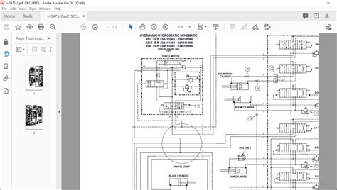 Bobcat Excavator 331 331e 334 Hydraulic Hydrostatic Schematic Manual V 0473 Pdf Download