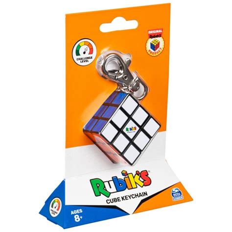 CUBO LLAVERO RUBIK S 3X3 SPIN MASTER ORIGINAL Acuario Juguetería