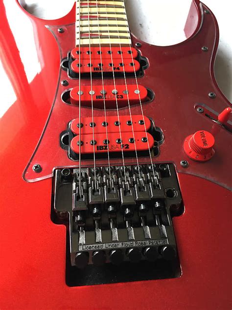 Vintage 1991 Ibanez RG770 DX Candy Apple Red Dimarzio | Reverb Brazil