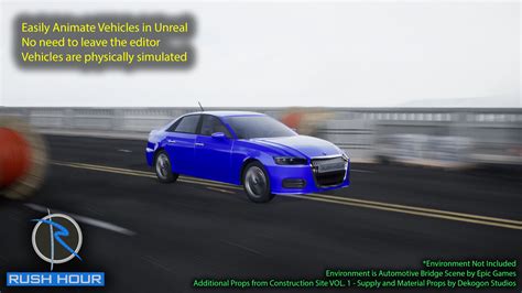 Rush Hour Vehicle Animator In Code Plugins Ue Marketplace