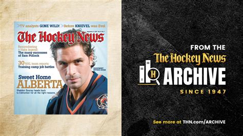 THN Archive: Sheldon Souray Made Bold Choice to Play at Home for ...