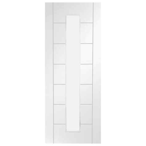 Xl Joinery Internal White Primed Palermo With Clear Glass Reviews