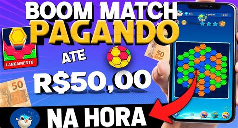 App Boom Match pagando através do PagBank para Jogar Veja como