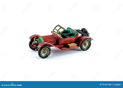 Toy model car red color stock photo. Image of games, isolated - 39181788