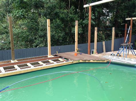 Above Ground Pool Gets A Facelift Amazing Modwood Deck By Adaptit