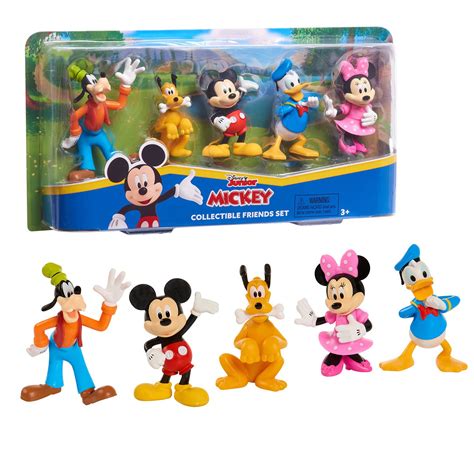 Buy Disney Junior Mickey Mouse Collectible Figure Set 5 Pack 3 Inch