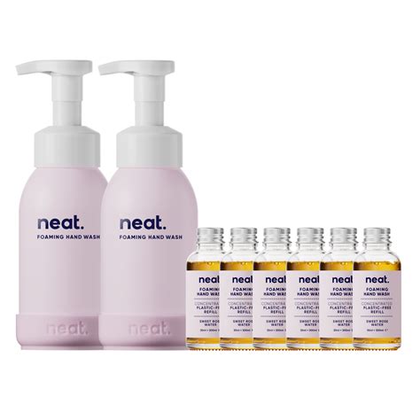 Neat Pink Foaming Hand Wash Bundle Single Use Plastic Free 2