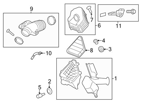 Buick Enclave Engine Air Intake Hose 2012 17 2012 2017 20871478 Mcelveen Buick Gmc