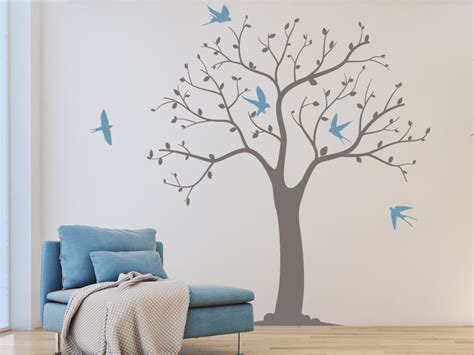 Sticker Arbre Oiseaux Magic Stickers