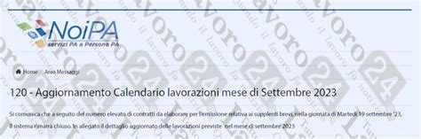 Emissione Urgente NoiPA Pagamenti Rinviati Ecco Per Chi TuttoLavoro24