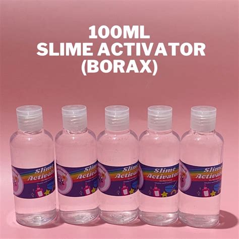 100ml Slime Activator Borax By Pink Bear Shopee Philippines