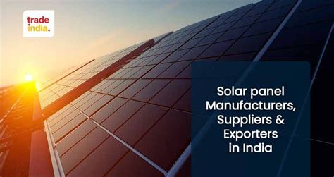 Top 10 Solar Panel Manufacturers In India 2023