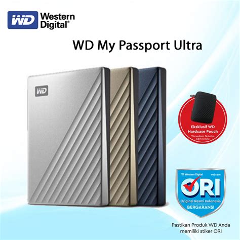 Jual Wd My Passport Ultra 1tb 2tb 4tb 5tb Hdd Hardisk Eksternal 25 Inch Shopee Indonesia