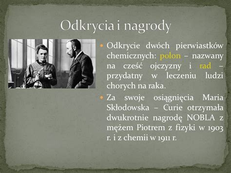 Polska Noblistka Maria Sk Odowska Curie Urodzi A Si W R W