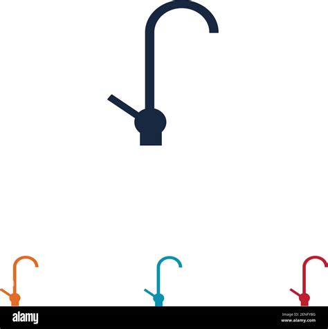 Faucets Icons Water Tap Icon Vector Illustration Design Stock Vector