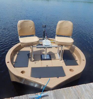 Round Boat | Roundabout Round Skiff Ultra Shallow Draft 1 or 2 Man Boat