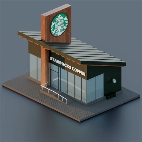 Starbucks 3d Asset Cgtrader